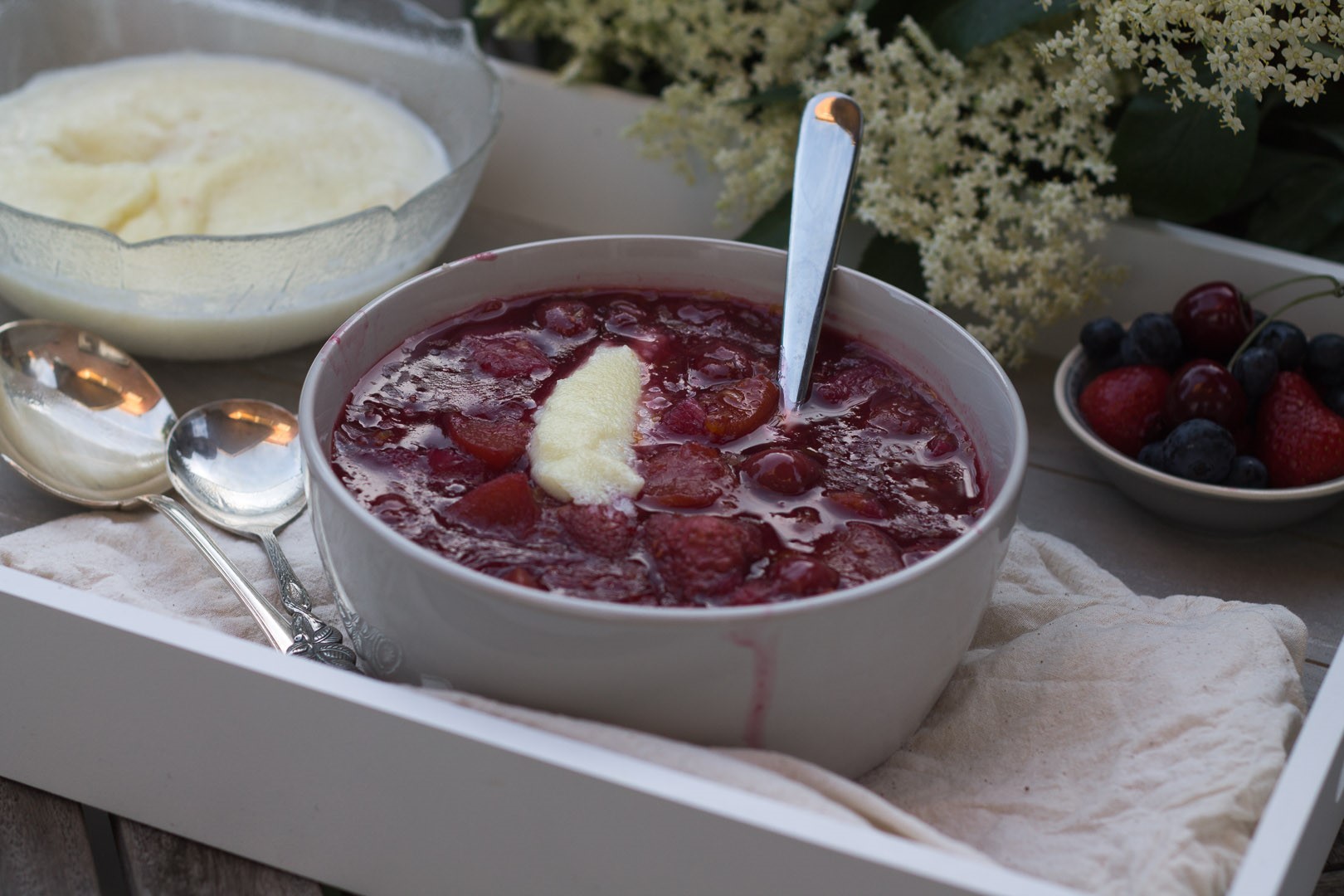 Obstkaltschale oder Obstsuppe - Küchentante